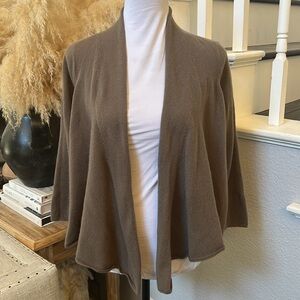 Vince 100% Cashmere Wool Draped Cardigan Open Sweater Size Medium